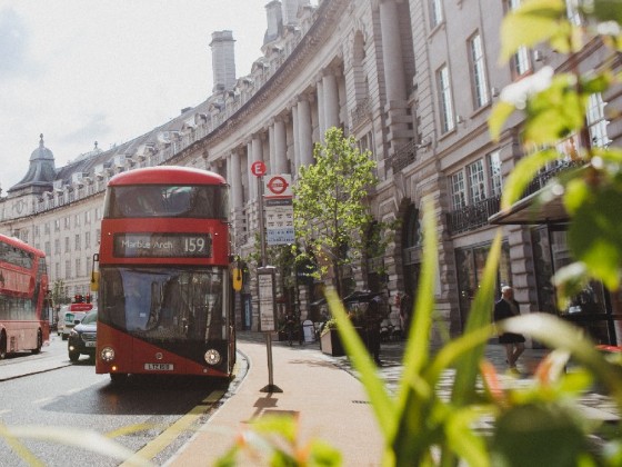 View of the Regent Street curve