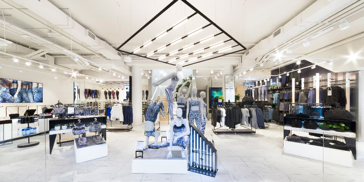 Interior at lululemon