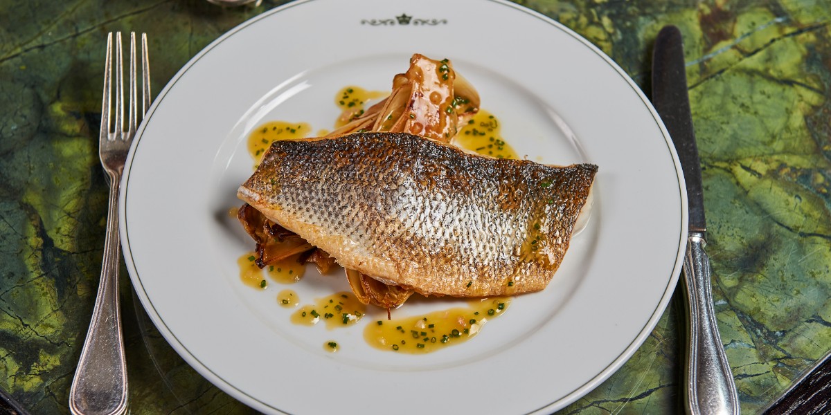 Seabass from Brasserie Zedel